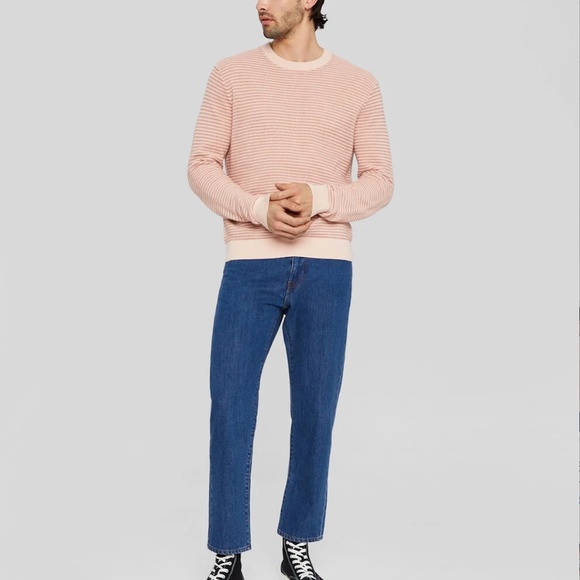 Mesh Crew Sweater - Brand New - NEVER WORN - Pink Mix - Picture 4 of 5